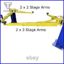 New Triumph 9,000 lbs. 2-Post Auto Lift Overhead Model Asymmetric Arms 220V