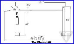 New Triumph NSS-8 Classic 8,000 lb 4-Post Service and Storage Lift. 2.5 Shorter