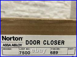 Norton 7500 689 Heavy Duty Door Closer Interior Exterior Manual Hydraulic