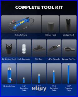 OMT 20 Ton Porta Power Hydraulic Jack Body Frame Repair Kit Heavy Duty Lift Ram OMT 20 Ton Porta Power Hydraulic Jack Body Frame Repair Kit Heavy Duty Lift Ram