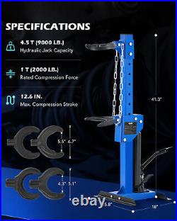 OMT Hydraulic Strut Spring Compressor 1 T Rated Compression Force Heavy Duty