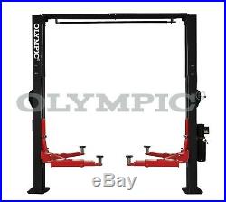 Olympic DELUXE COMMERCIAL XL 9,000 LB 2 Post Overhead Car Lift 5-YEAR WARRANTY