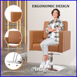 OmySalon Hydraulic Barber Chair Heavy Duty Beauty Spa Hair Salon Styling Chair