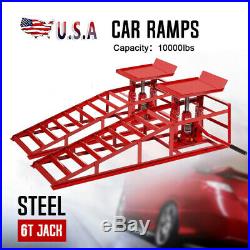 One Pair Lift Repair Frame Auto Car Service Ramps Lifts Heavy Duty Hydraulic