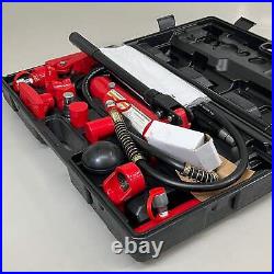 PITTSBURGH Portable 4 Ton Heavy Duty Hydraulic Body Repair Kit with Case Red 58204