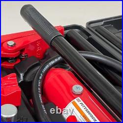 PITTSBURGH Portable 4 Ton Heavy Duty Hydraulic Body Repair Kit with Case Red 58204