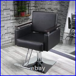 PU leather Adjustable Height Barber Chair Salon Chair Heavy Duty Hydraulic Chair