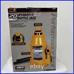 Performance Tool W1633 20 Ton (40,000 lbs.) Heavy Duty Hydraulic Bottle Jack