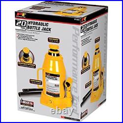 Performance Tool W1633 20 Ton (40,000 lbs.) Heavy Duty Hydraulic Bottle Jack