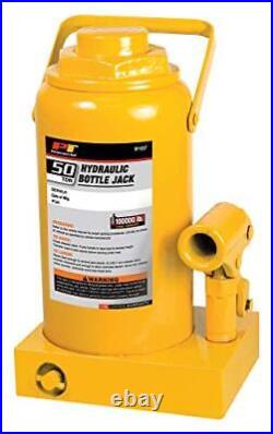 Performance Tool W1637 50 Ton (100,000 lbs.) Heavy Duty Hydraulic Bottle Jack