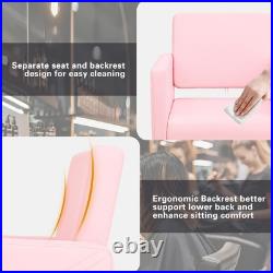 Pink Gold Heavy Duty Hydraulic Barber Chair Hair Styling Salon