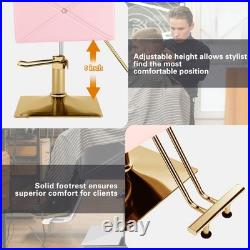 Pink Gold Heavy Duty Hydraulic Barber Chair Hair Styling Salon Pink Gold Heavy Duty Hydraulic Barber Chair Hair Styling Salon