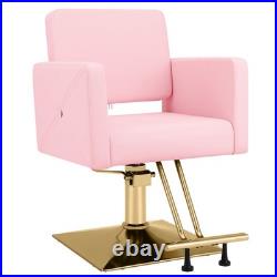 Pink Gold Heavy Duty Hydraulic Barber Chair Hair Styling Salon Pink Gold Heavy Duty Hydraulic Barber Chair Hair Styling Salon