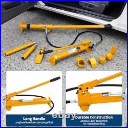 Porta Power Kit Heavy Duty Hydraulic Ram with Secure Transport 10 Ton Yellow