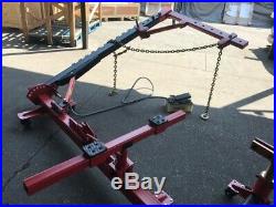 Portable Auto Body Frame Puller Straightener roof free clamps 3 TON AIR GO JACK