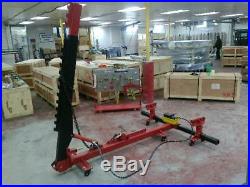 Portable Auto Body Puller Frame Straightener + clamps + Foot Pump