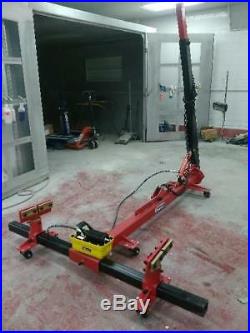 Portable Auto Body Puller Frame Straightener + clamps + Foot Pump