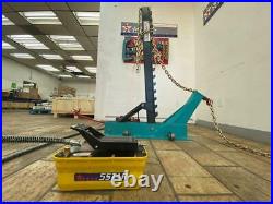 Portable Auto Body Pulling Post Frame Straightener FREE CLAMPS & 3 TON AIR JACK