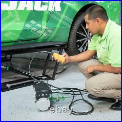 Portable Car Lift 5000 Lbs Capacity Quick Jack Hydraulic Vehicle Lifting System