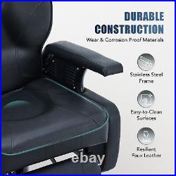Pro Electric/Hydraulic Recline Barber Chair Heavy Duty Shampoo Spa Beauty Salon
