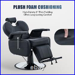 Pro Electric/Hydraulic Recline Barber Chair Heavy Duty Shampoo Spa Beauty Salon