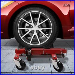 Pro Go Under Car Jack Lift Heavy Duty Hydraulic Car Dolly Set of 4pc 1500LBS USA