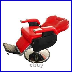 Pro Hydraulic Recline Barber Chair Heavy Duty Shampoo Spa Beauty Salon Equipment