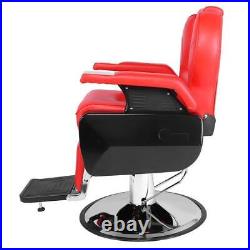 Pro Hydraulic Recline Barber Chair Heavy Duty Shampoo Spa Beauty Salon Equipment