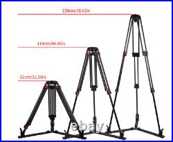 Professional Tripod Heavy Duty Hydraulic Head Ball 15KG Miliboo MTT609