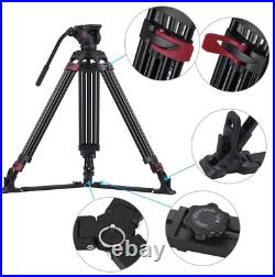 Professional Tripod Heavy Duty Hydraulic Head Ball 15KG Miliboo MTT609