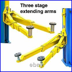 QYS 10,000 lb L1000 Two Post Lift Car Auto Truck Hoist Single Side Safety Unlock