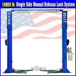 QYS 10,000lb Capacity Car Lift L1100 2 Post Lift Car Auto Truck Hoist Overhead