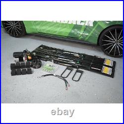 QuickJack Portable Car Lift with Pair of Wall Hangers 110V 7,000lb Cap BL7000SLX