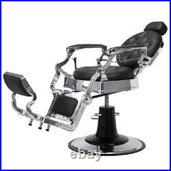 RESHABLE Heavy Duty Reclining Barber Chair Hydraulic Salon Beauty Spa Equipment