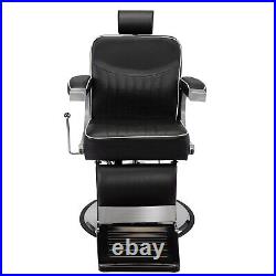 RESHABLE Hydraulic Recline Barber Chair Heavy Duty Salon Beauty Spa Equipment