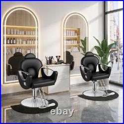 ROWIEP LFY30002BS Reclining Barber Salon Chair 360 Swivel Heavy Duty Hydraulic