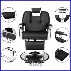 Recline All Purpose Hydraulic Barber Chair Salon Spa Beauty Equipment Heavy Duty