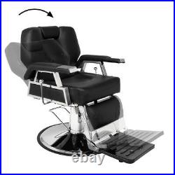 Recline All Purpose Hydraulic Barber Chair Salon Spa Beauty Equipment Heavy Duty