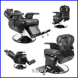 Recliner Barber Chair All Purpose Salon Hair Styling Tattoo Heavy Duty Hydraulic