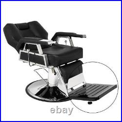 Reclining Hydraulic Heavy Duty Barber Shampoo Salon Chair Hair Styling Spa Black