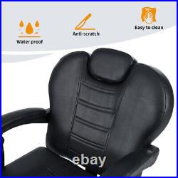 Reclining barber Chair Salon Chair Heavy Duty Hydraulic Pump 360° Rotation
