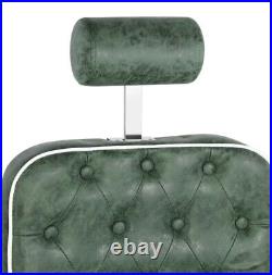 Red Heavy Duty All Purpose Hydraulic Recline Barber Chair Salon Equipment Green