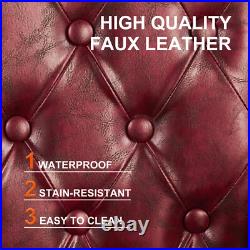 Red Vintage All Purpose Heavy Duty Hydraulic Recliner Barber Chair Beauty Salon