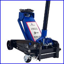 Roomark Low Profile Floor Jack 3 Ton Heavy Steel Single Piston Hydraulic Pump