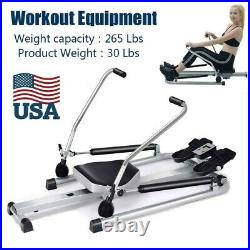 Rowing Machine Heavy Duty Rowers Adjustable 2 Hydraulic Resistance Fitness Home