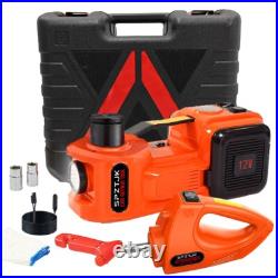 SPZTJK Hydraulic Jack 5Ton + Cordless Wrench Combo Heavy Duty Auto Repair