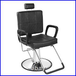 Salon Chair 360 Degrees Rolling Swivel, Heavy Duty Hydraulic Pump