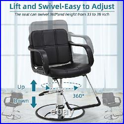 Salon Chair Barber Chair Styling Chair Heavy Duty Hydraulic Pump Stylist Chair
