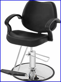 Salon Chair Barber Chair Styling Chair Hydraulic Heavy Duty Leather Swivel Chair