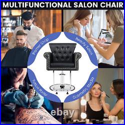 Salon Chair Heavy-Duty Hydraulic Barber Chair Height Adjustable 360° Rotation